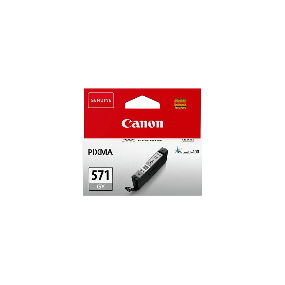 Cartucho canon cli-571gy gris 0389c001