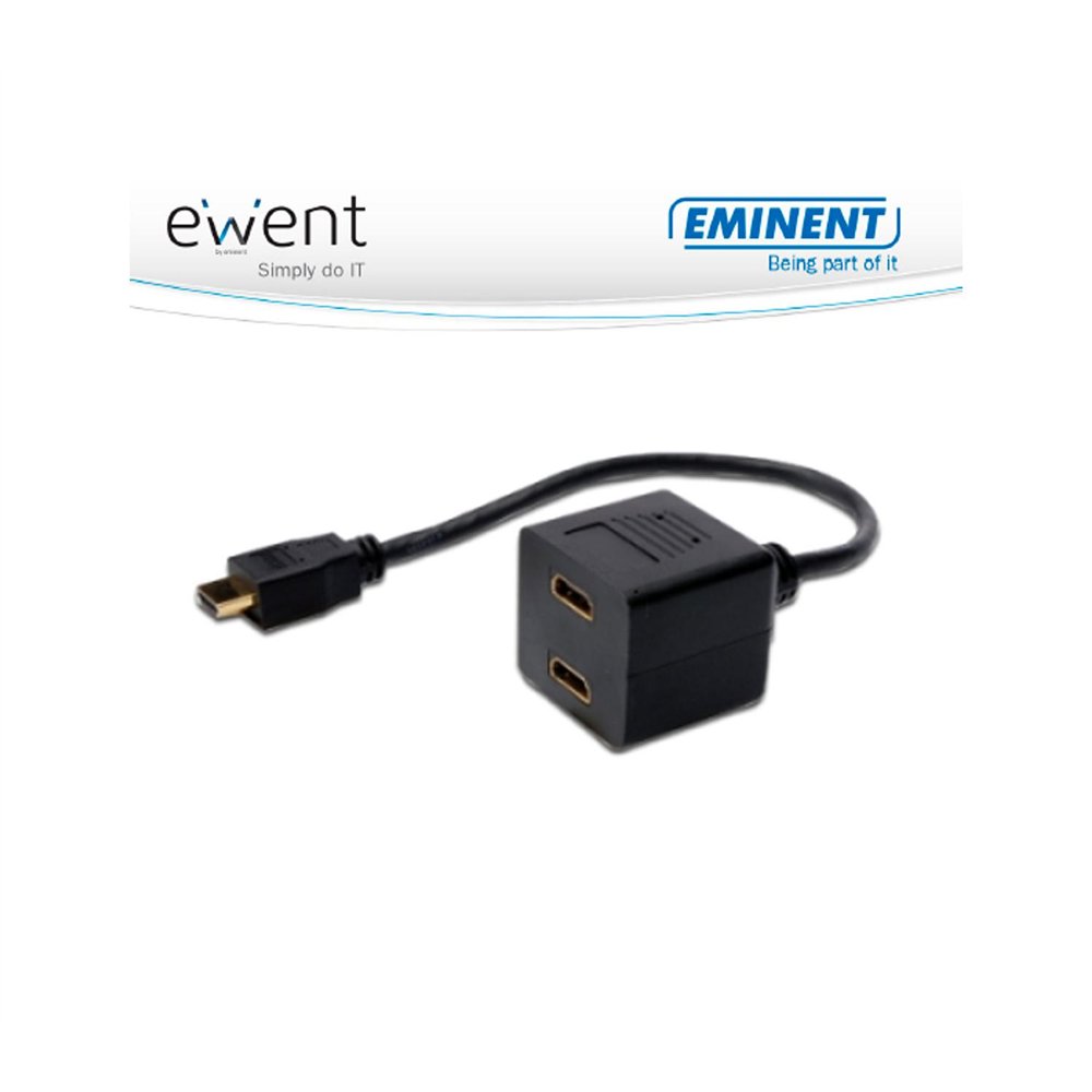 Cable hdmi m a 2 x hdmi h ewent ew-130303-002-n-p