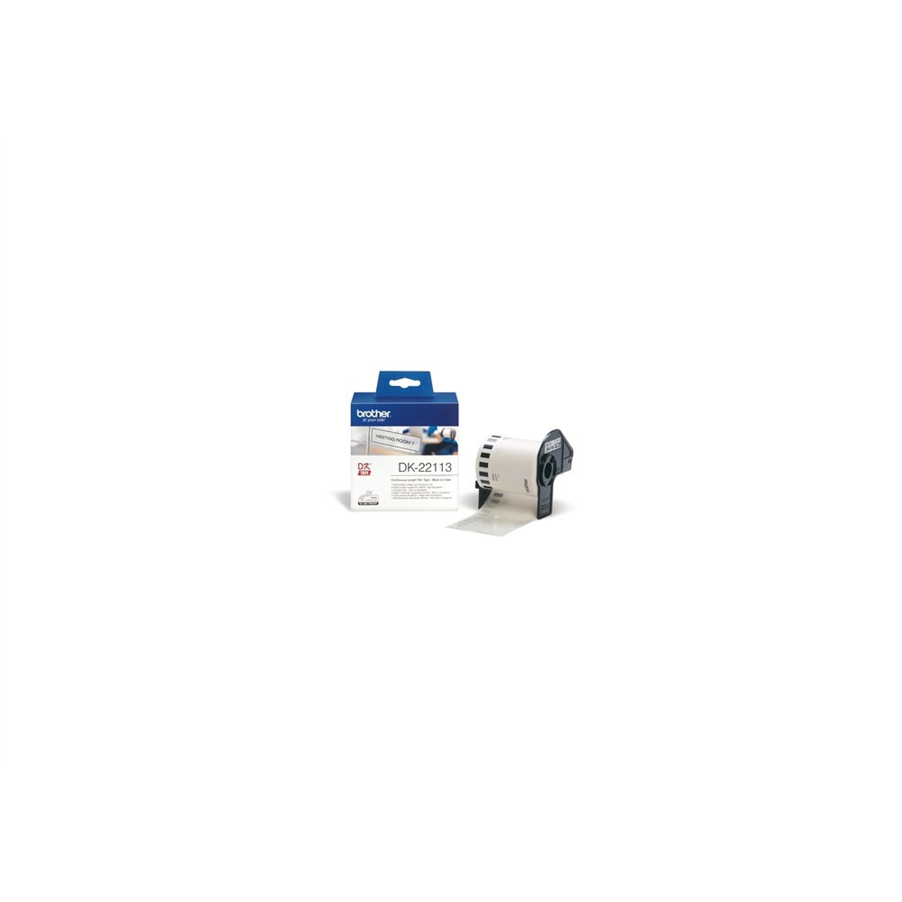 cinta brother dk22113 pelicula continua transparente  62x 5,24mm