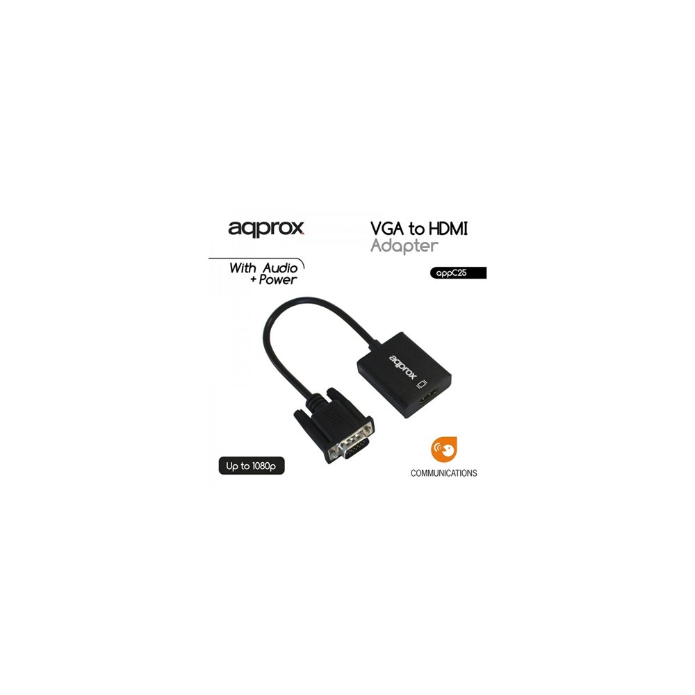 Adaptador vga a hdmi approx appc25