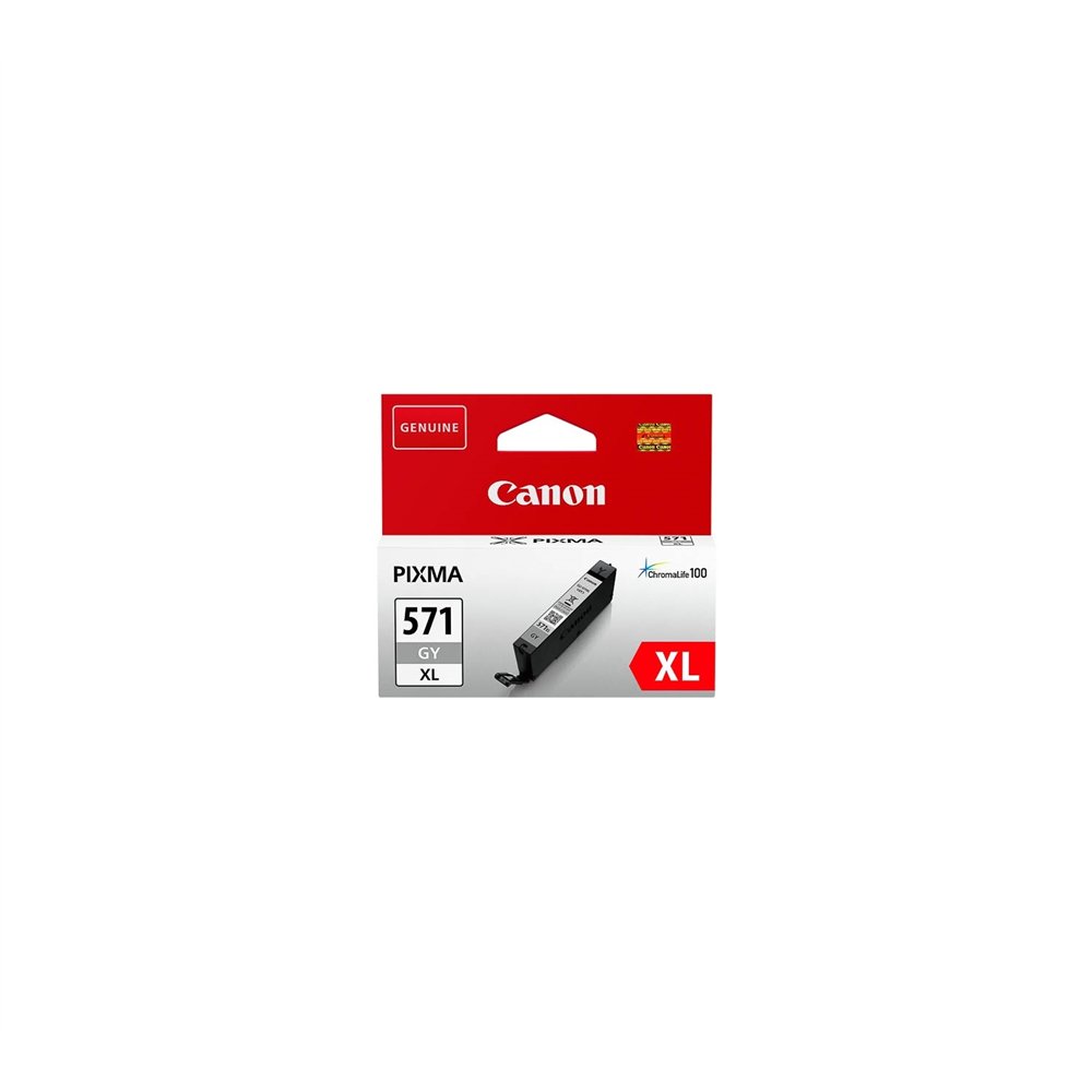 Cartucho canon cli-571gy xl gris 0335c001