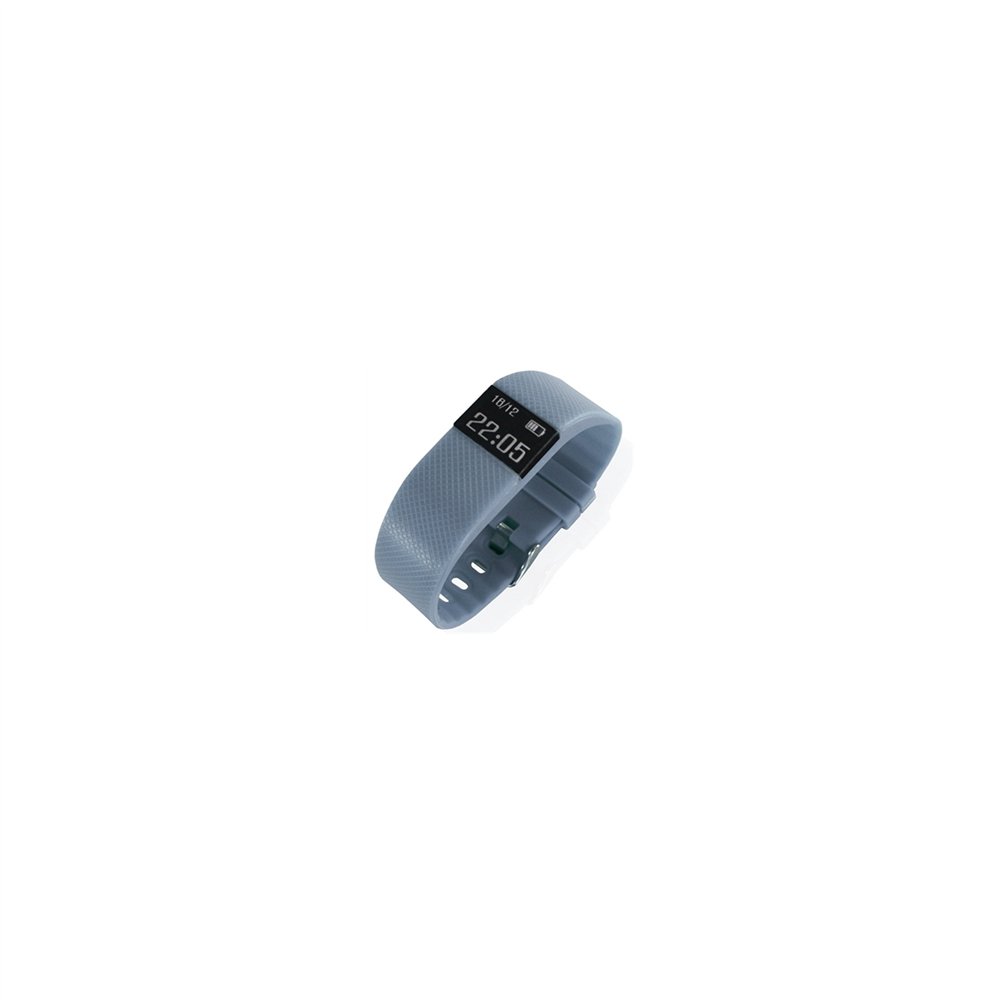 Pulsera actividad billow xsb70 con pulsometro gris xsb70g