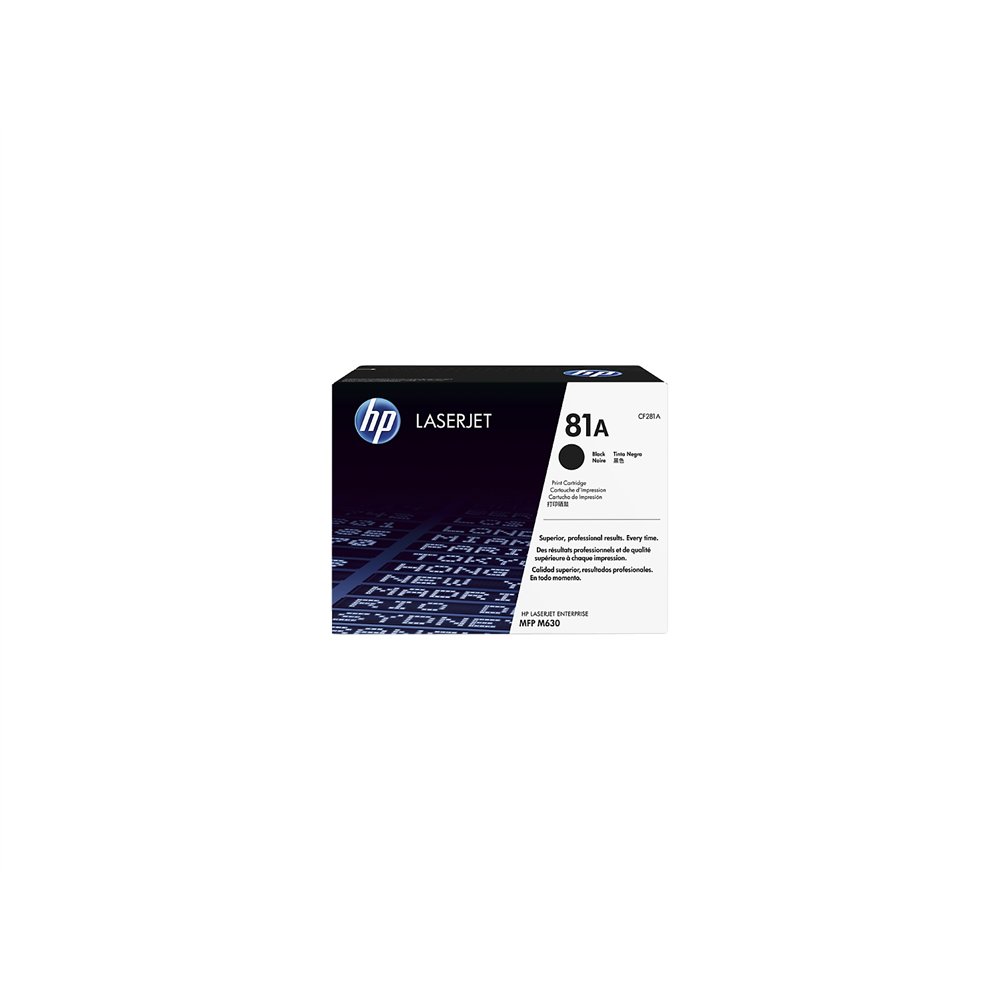 Toner hp 81a cf281a negro