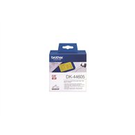 Cinta etiquetas brother dk-44605 papel continuo removible amarillo 6,2cm x 30,5m dk44605