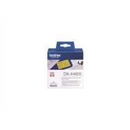 Cinta etiquetas brother dk-44605 papel continuo removible amarillo 6,2cm x 30,5m dk44605