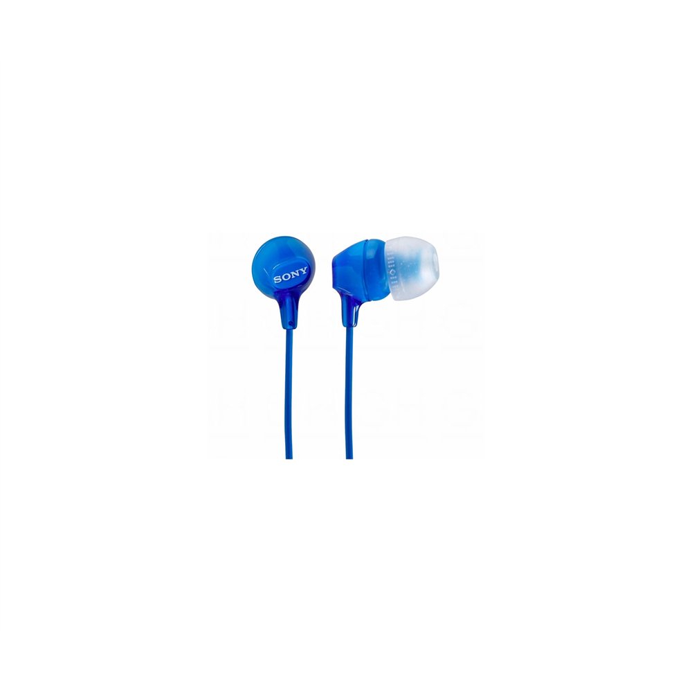auriculares boton sony mdrex15lpli azul