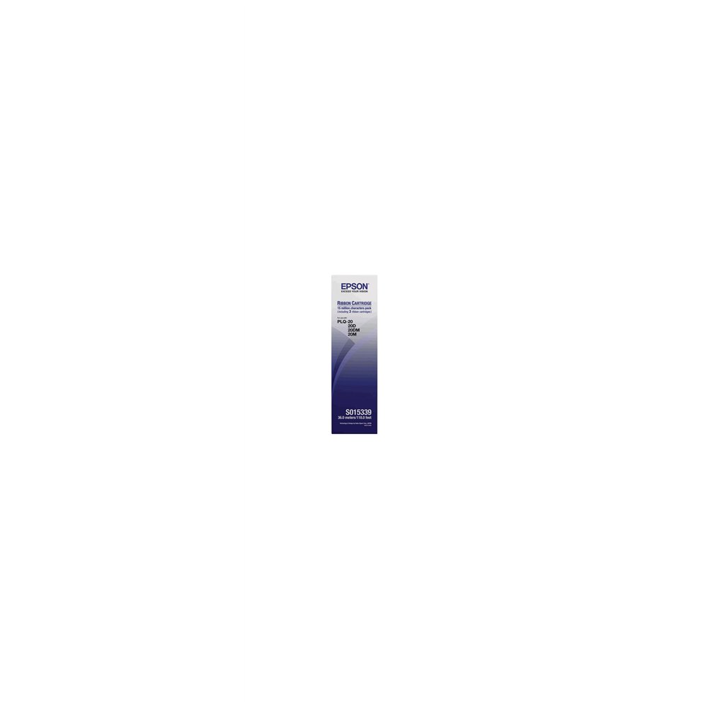 CINTA EPSON PLQ-20 20m NEGRA PACK 3und C13S015339