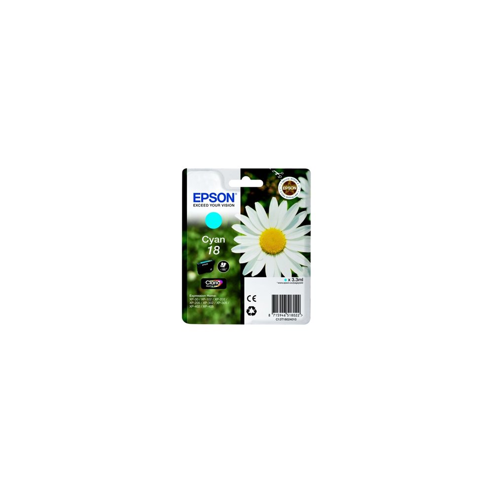 Cartucho epson 18 cian c13t18024012