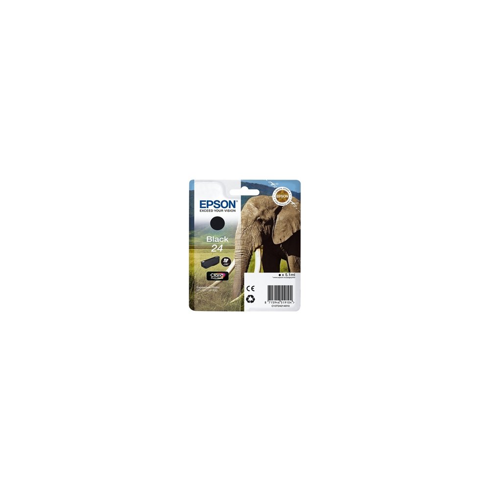 Cartucho epson 24 negro c13t24214012