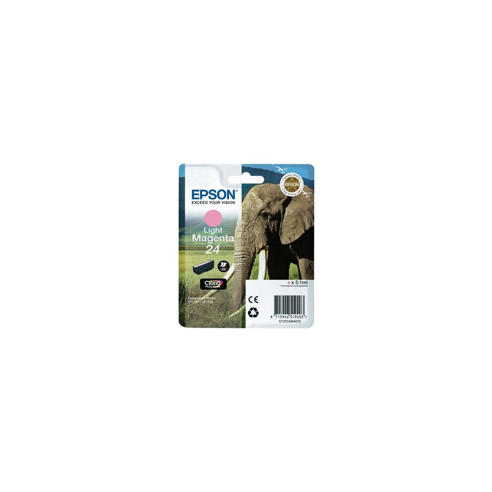 Cartucho epson 24 magenta claro c13t24264012