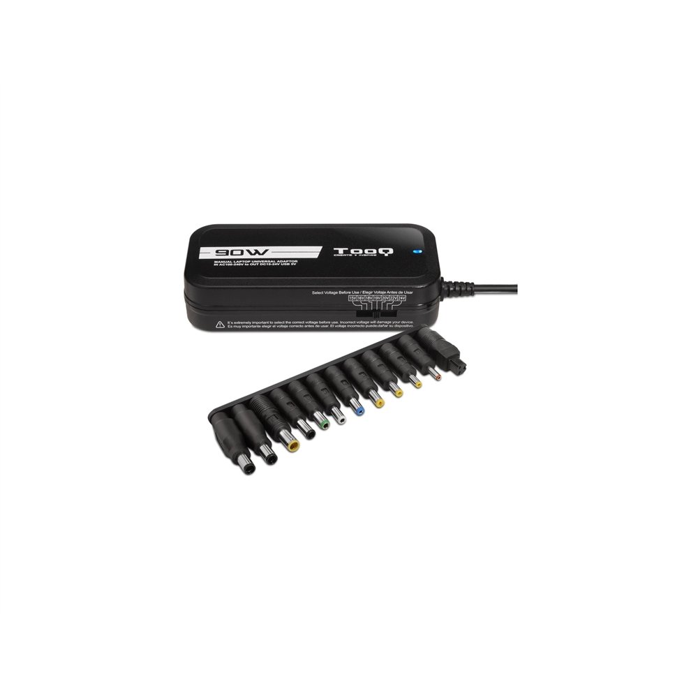 Cargador portatil tooq universal usb 2.0 tqlc-90bs02m