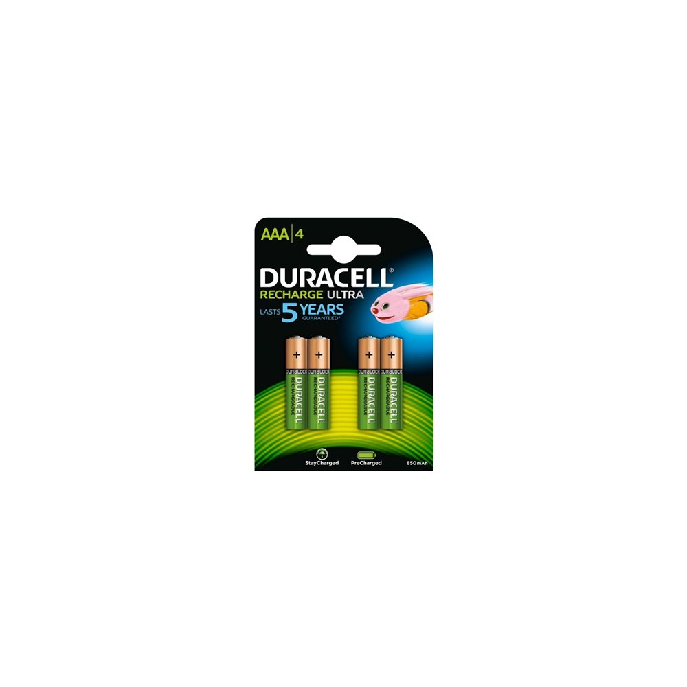 Pilas duracell recargable aaa hr03 durdllr03p4b