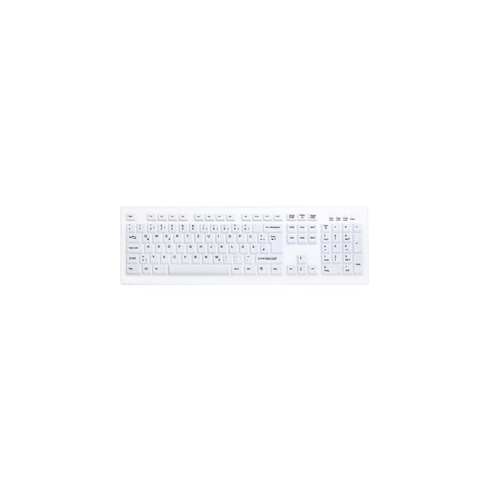 Teclado active key lavable pad num usb blanco ak-c8100f-uvs-w/sp
