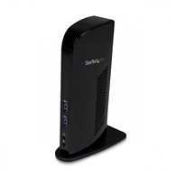 Startech.com replicador de puertos universal usb 3.0 para ordenador portátil dvi hdmi&reg con audio y ethernet - docking station