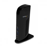 startech.com replicador de puertos universal usb 3.0 para ordenador portátil dvi hdmi&reg con audio y ethernet - docking station