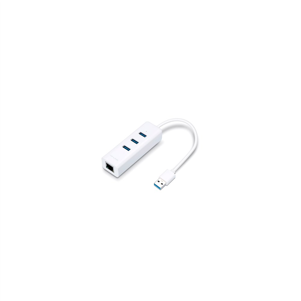 Adaptador ethernet usb  3.0 tp-link ue330 de usb3.0 a ethernet gigabit con hub 3p usb3.0