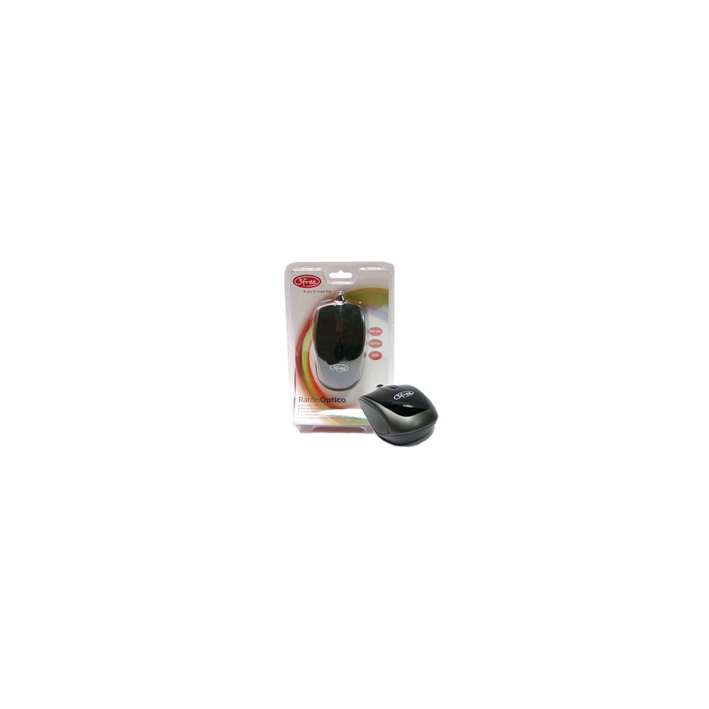 Raton 3free usb optico negro 3f mcn301