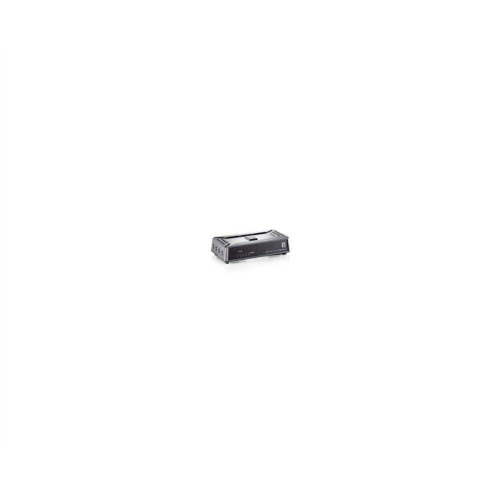 Switch level one 5 puertos 10/100 negro fsw-0508tx