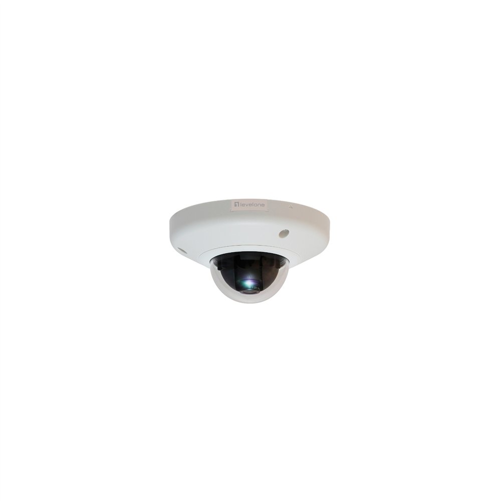 Levelone fcs-3054 camara ip domo 3mp  poe 802.3af blanca