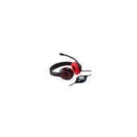 Auriculares conceptronic usb mic negro rojo cchatstaru2r