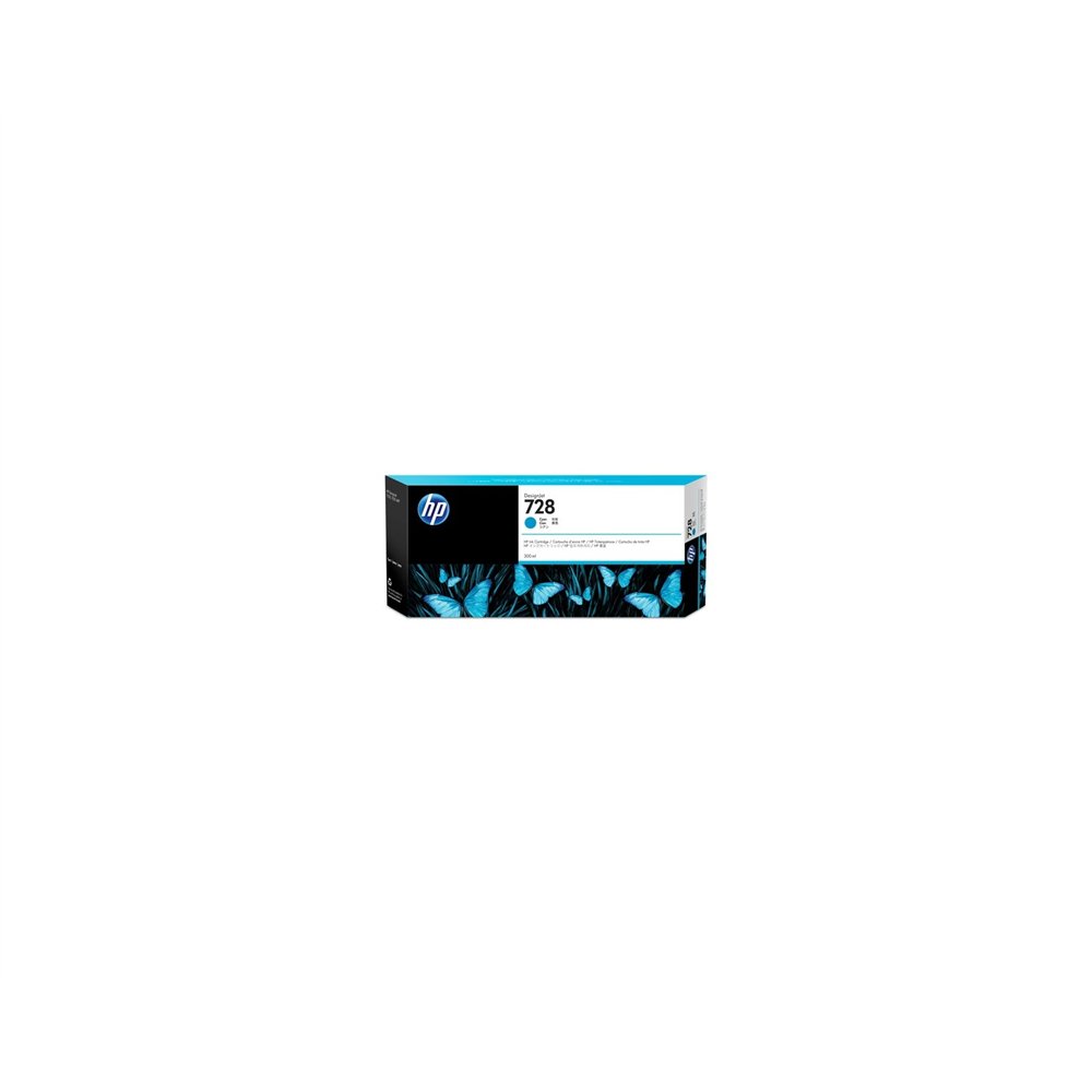 Cartucho hp 728 f9k17a cyan 300 ml