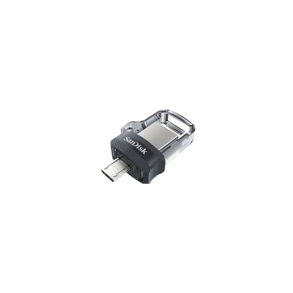 Memoria micro usb + usb 3.0 sandisk ultra dual drive m3.0 32gb grey & silver sddd3-032g-g46