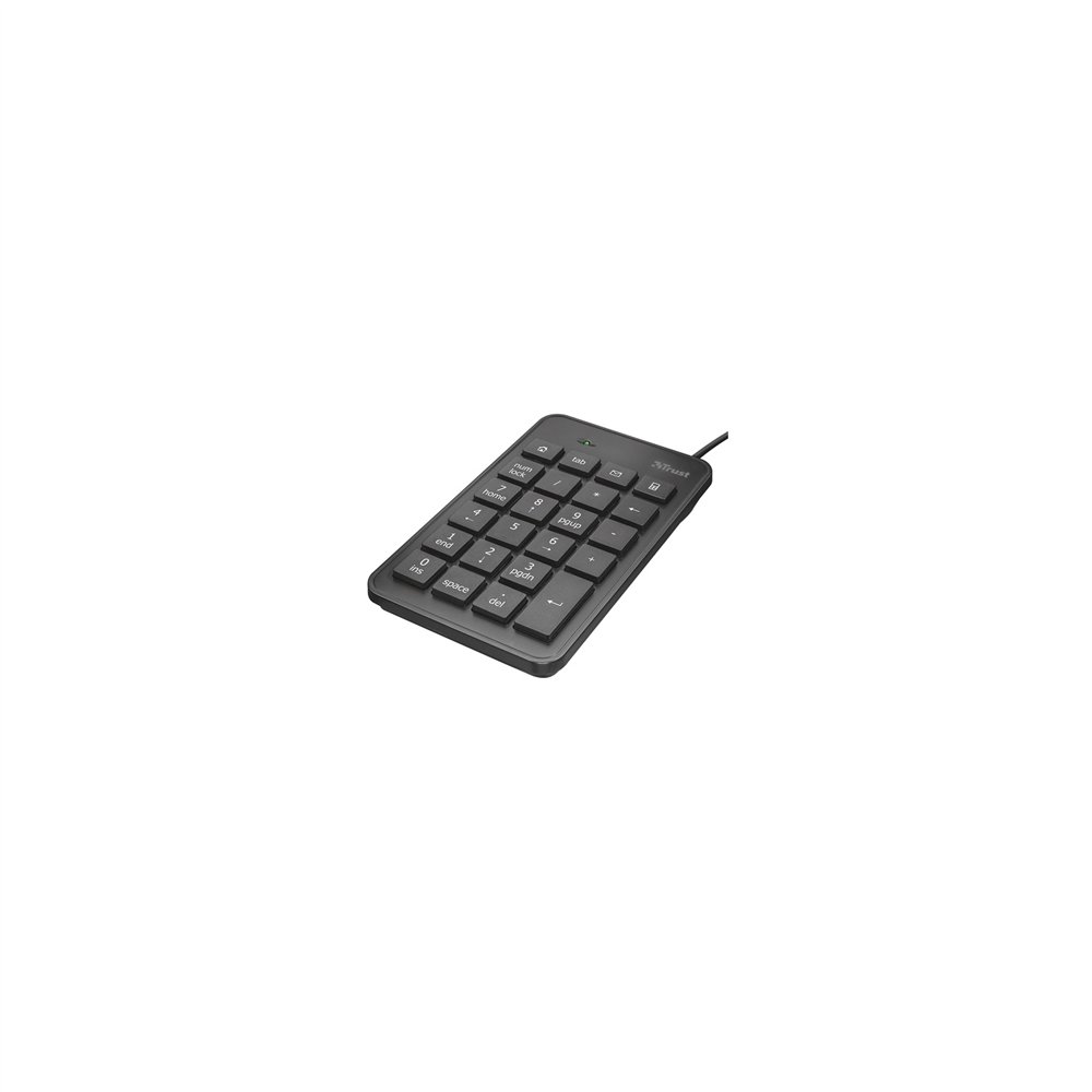Teclado numerico trust xalas negro 22221