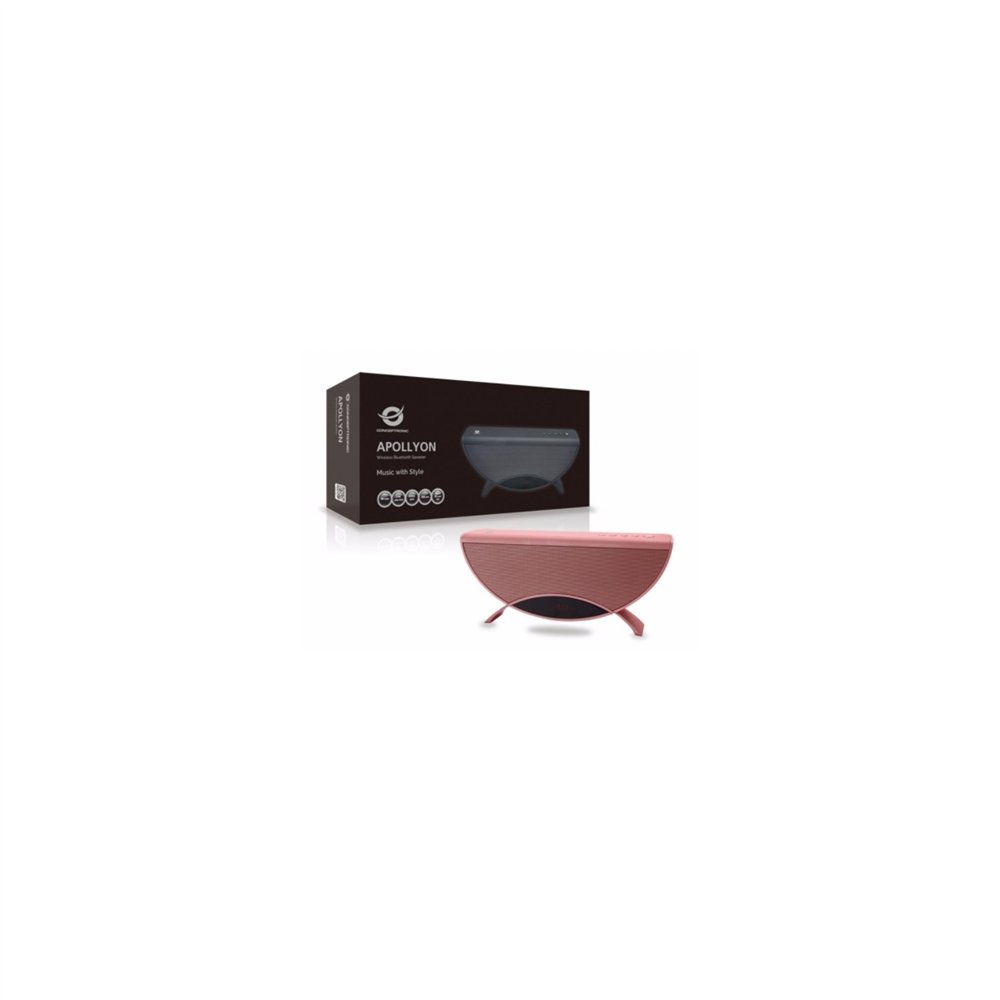 Altavoz conceptronic bluetooth apollyon rojo apollyon 01r