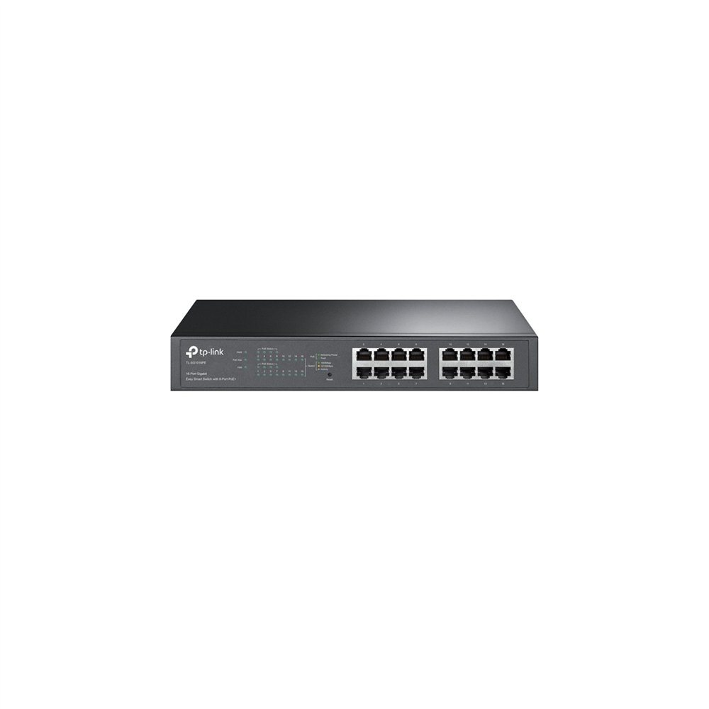 Switch tp-link 16ptos poe negro tl-sg1016pe