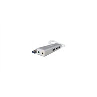 Approx adaptador usb sound card tarjeta de sonido + usb 3.0 hub appusb51hub