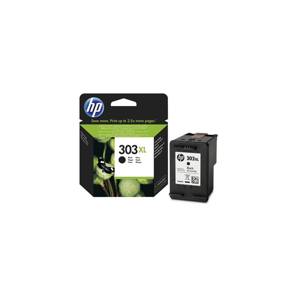 Hp cartucho de tinta original 303xl negro de alta capacidad