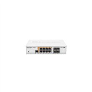 Switch mikrotik 8ptos gigabit 4ptos sfp blanco crs112-8p-4s-in