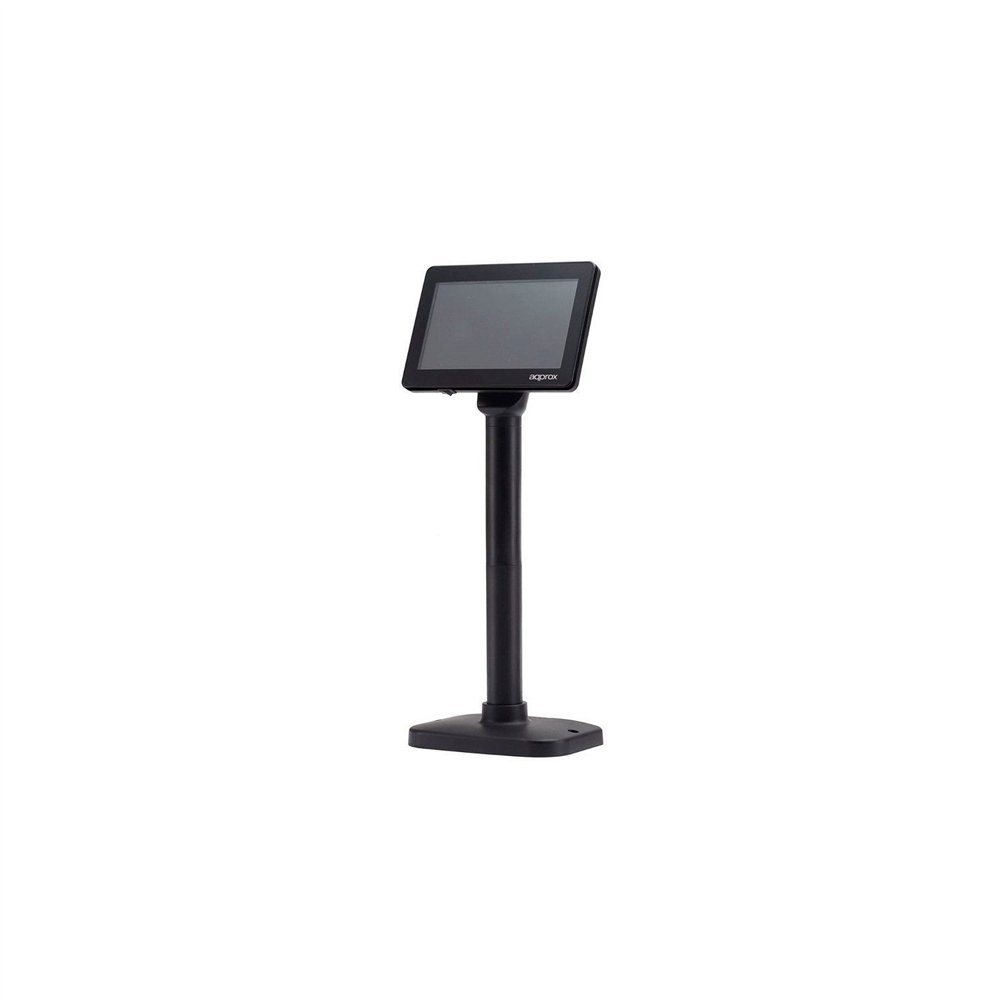 Visor approx tpv vfd02lcd usb2.0/usb3.0 7p negro appvfd02lcd