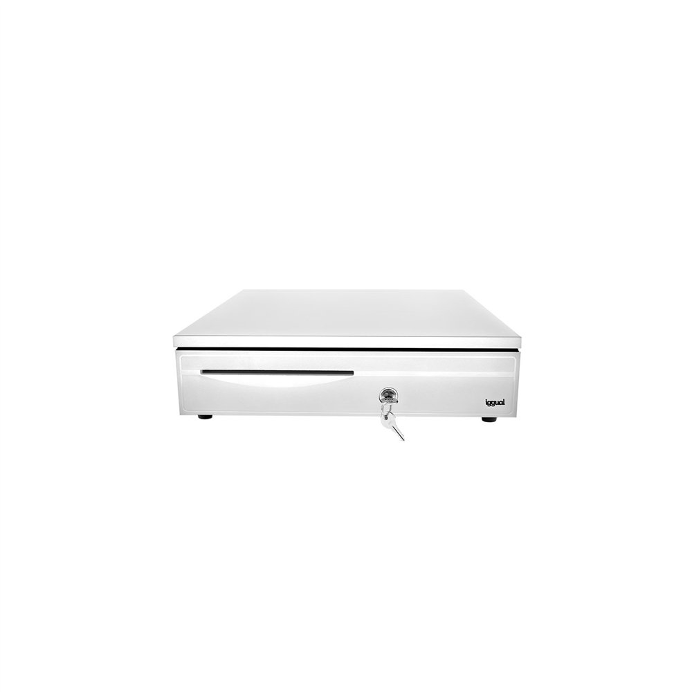 Cajon portamonedas iggual iron-3w 41cm rj-11 blanco igg315767