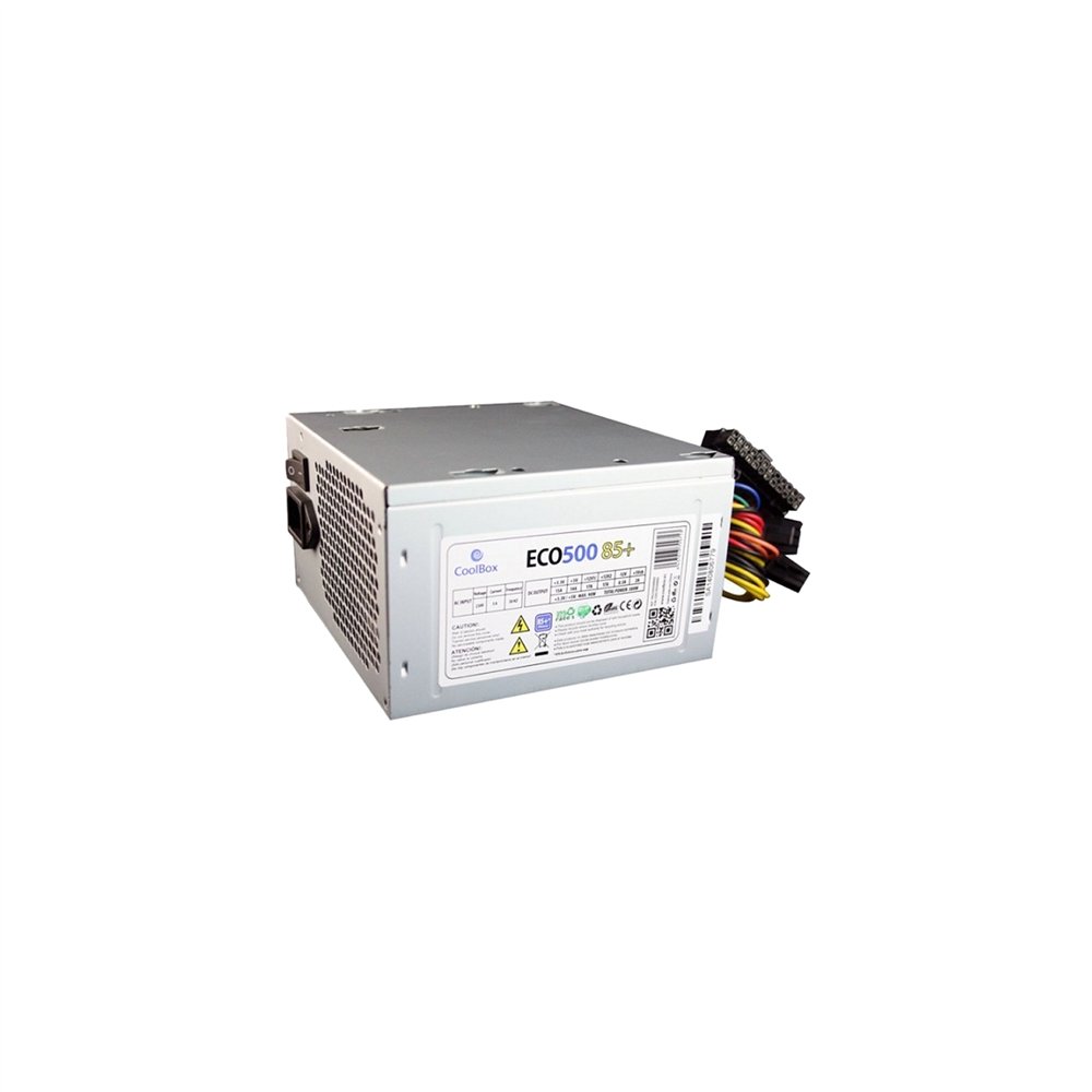Fuente de alimentacion coolbox atx eco-500 blanco coo-fa500e85