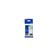 Cinta laminada brother 12mm blanco transparente tze135
