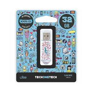 Memoria usb 2.0 tech one tech 32gb music dream tec4003-32