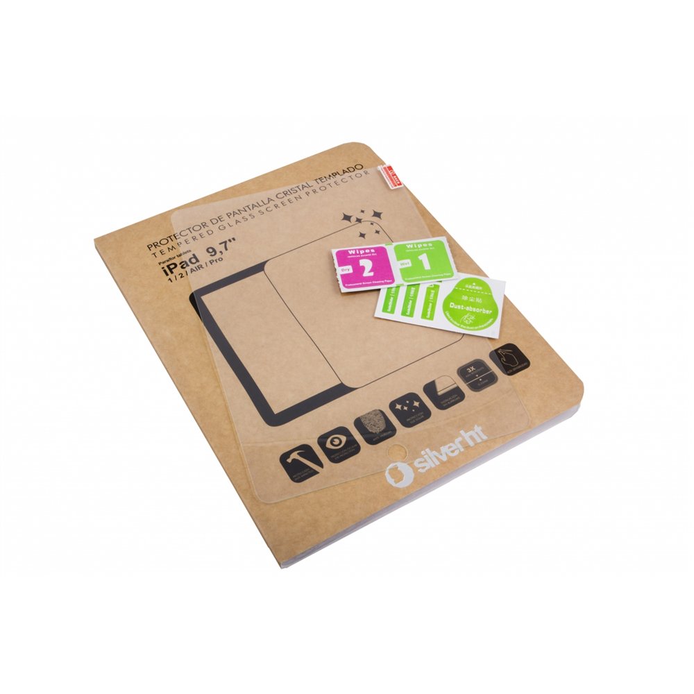 Protector de pantalla de cristal templado para apple ipad air 1 y 2