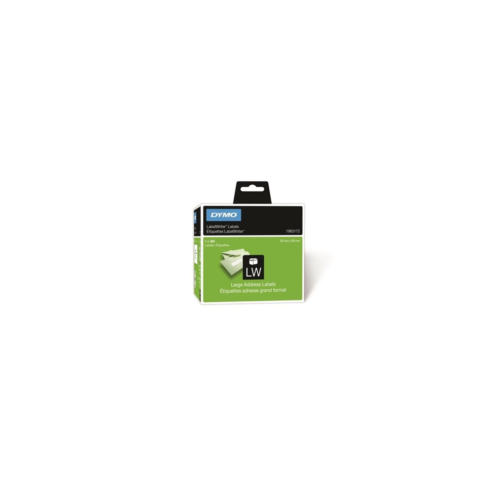 Dymo etiqueta grande para direcciones  89x36  130 etiquetas