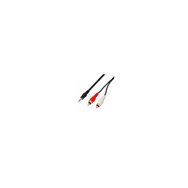 cable audio mini jack 3.5 m a 2rca m 1.5mt aisens negro a128-0147