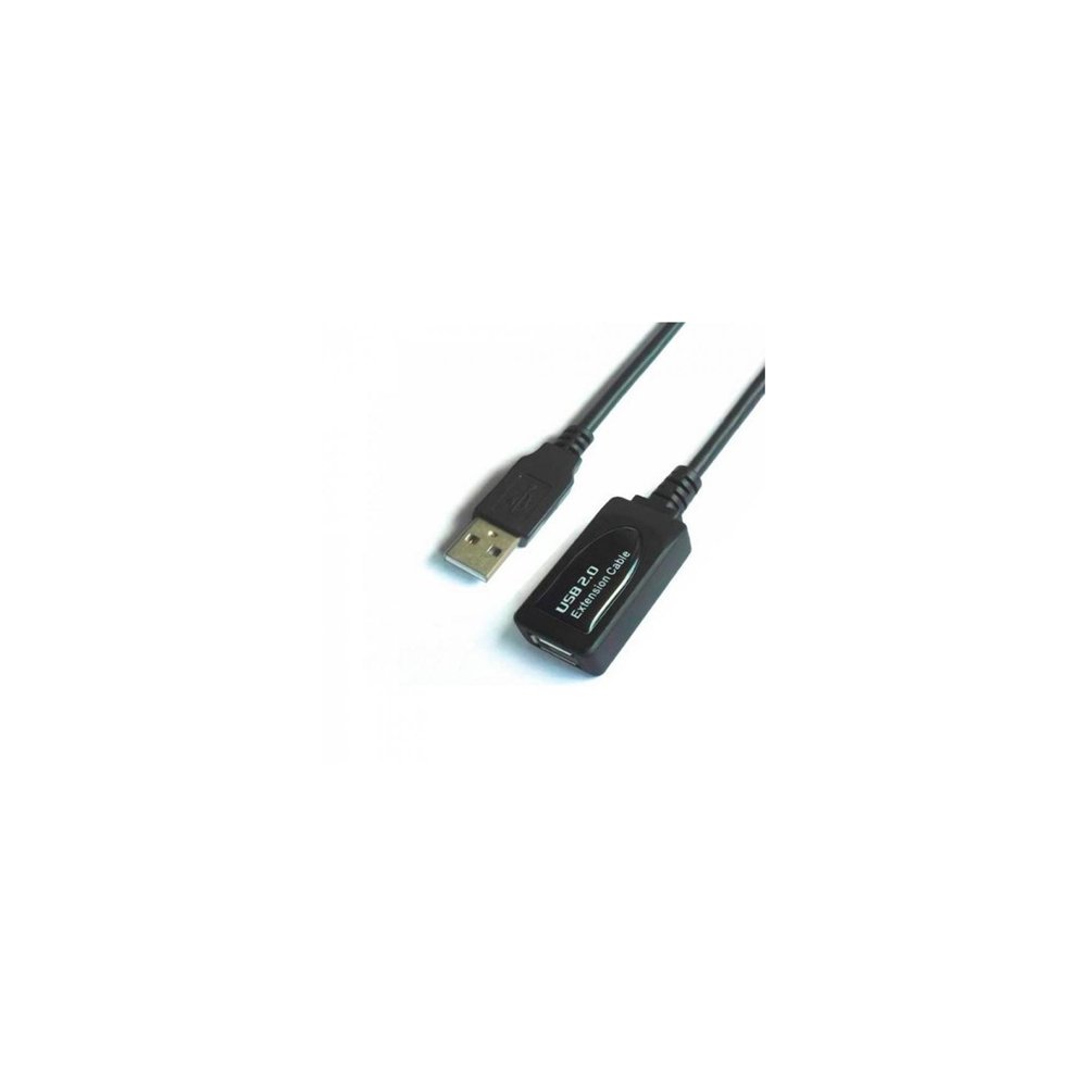 Cable extensor aisens usb(a)2.0 a usb(a) 2.0 15m negro a101-0020