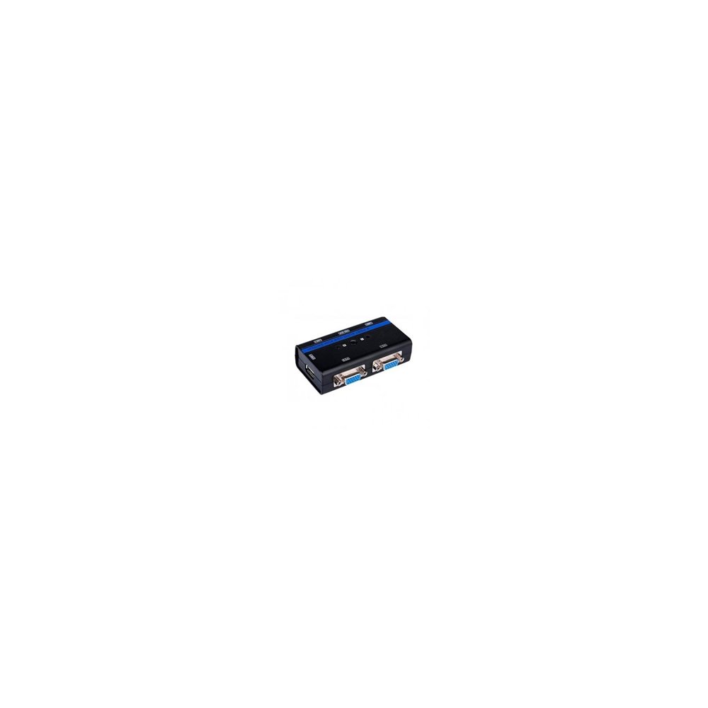 Kvm aisens conmutador 2usb 2.0 3vga + cable negro a111-0064