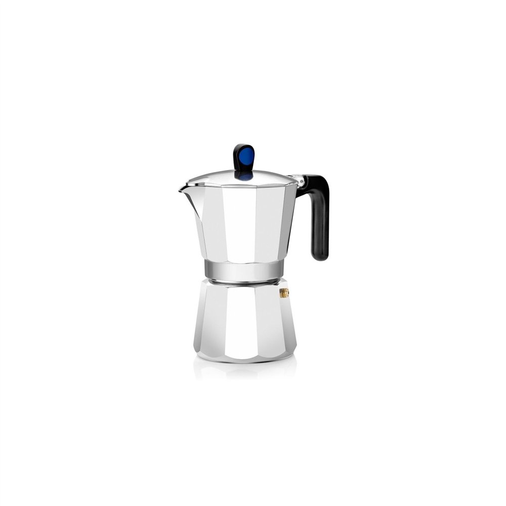 CAFETERA MONIX INDUCTION EXPRESS - 9 TAZAS - ALUMINIO CON RECUBRIMIENTO ANTIADHERENTE - MANGO ERGONÍMICO - EXTERIOR ALUMINIO - I