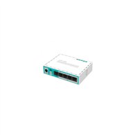 Switch mikrotik hex lite 5ptos 10/100 blanco rb750r2
