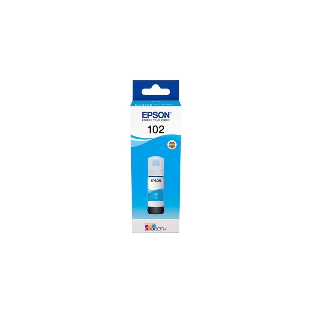 Tinta epson 102 70ml cian c13t03r240