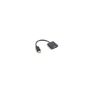 Adaptador lanberg displayport a vga 20cm negro ad-0002-bk