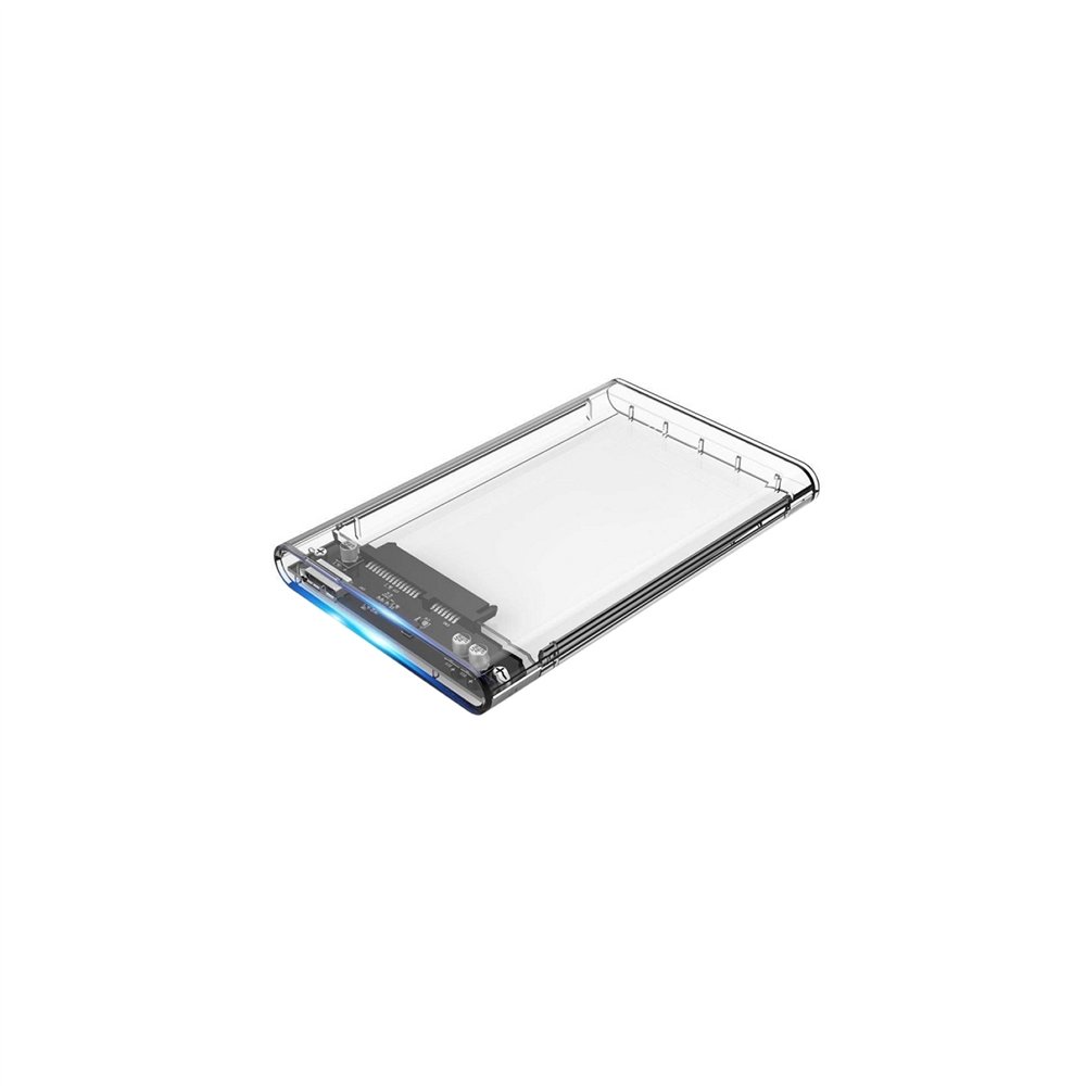 Caja 2.5 coolbox hdd usb3.0 transparente coo-sct-2533
