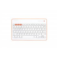 Teclado silverht bluetooth blanco naranja 111936740199
