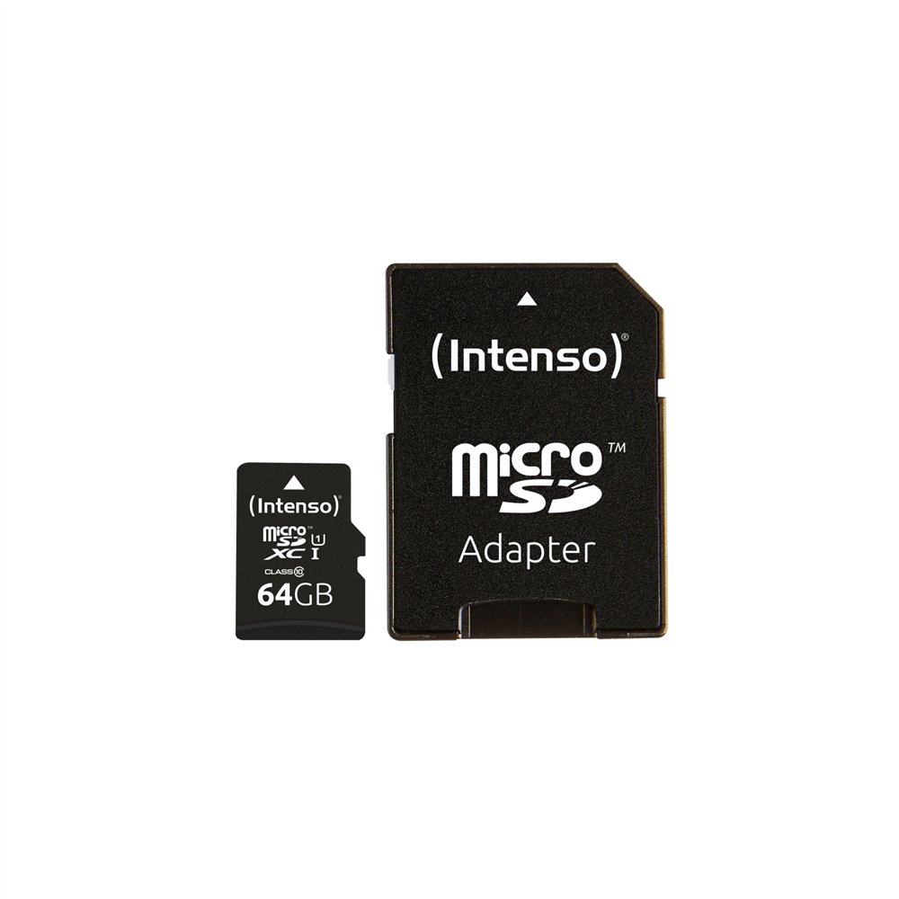 Memoria microsdxc intenso uhs-i premium 64gb adaptador 3423490