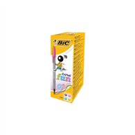 Boligrafos bic cristal fun colores surtidos rosa-lila-lima-turquesa caja 20 ud. 895793